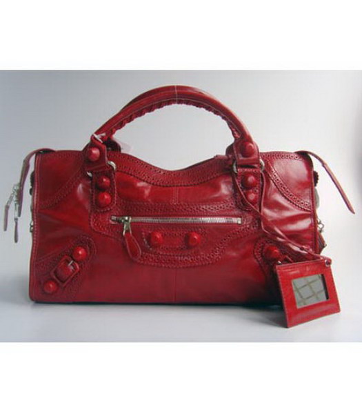 Balenciaga Giant Covered Part Time_Deep Red